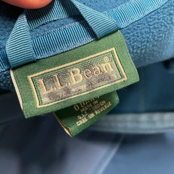 L.L. Bean Soft Shell Full Zip Jacket Fleece Lined with zipper pockets - Picture 4 of 12